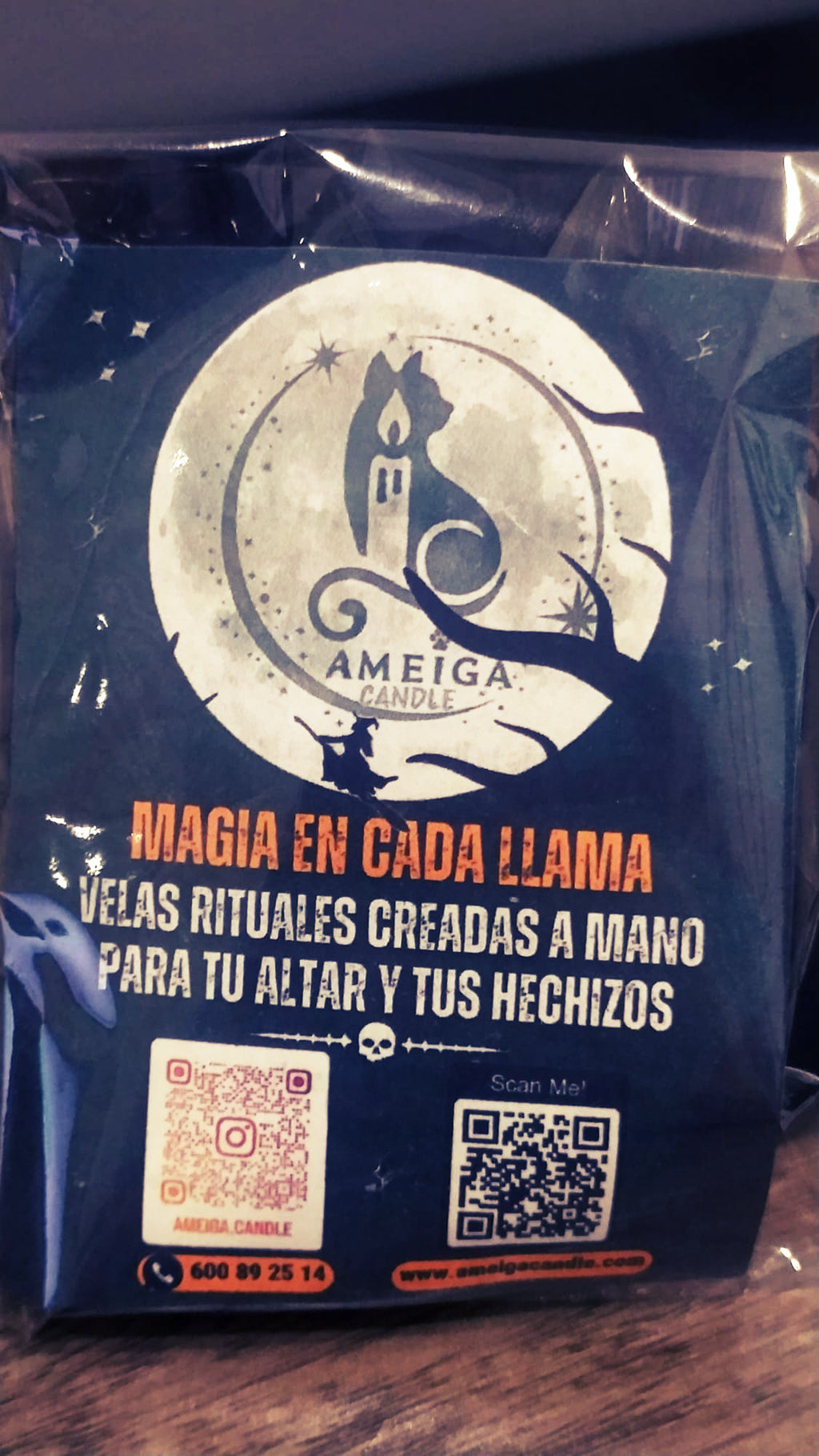 🕯️ Velita de los Deseos 🐾✨ Encantamiento de la Llama