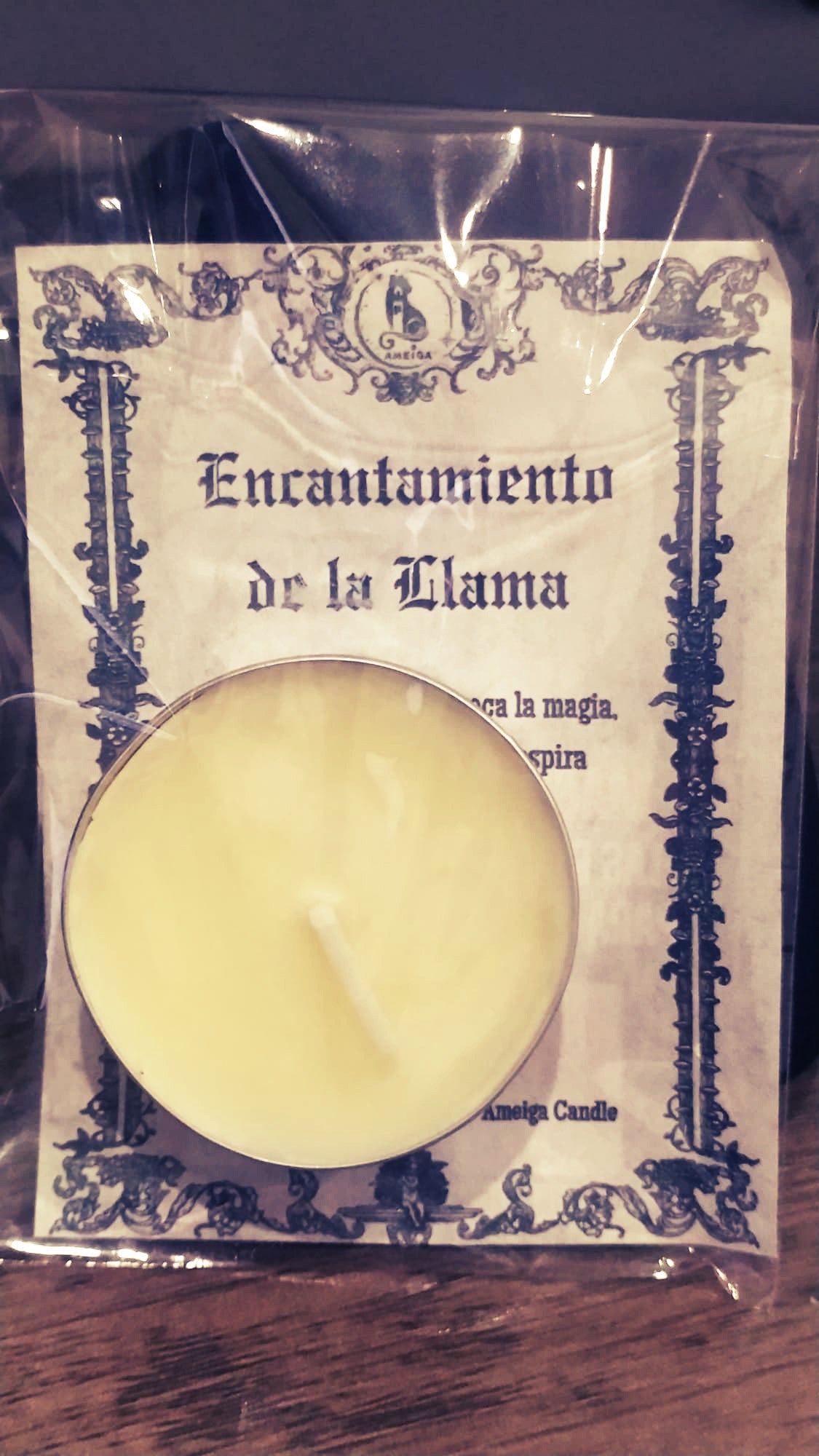 🕯️ Velita de los Deseos 🐾✨ Encantamiento de la Llama
