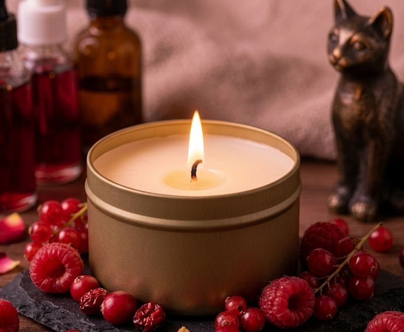 🍓 Vela de Intención Solidaria: Frutos Rojos